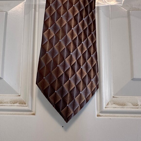 Giorgio Men's Handmade Tie Multicolor 100% Silk - Picture 6 of 6